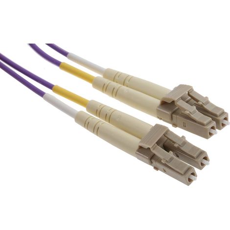 Câble fibre optique RS PRO 5m Avec connecteur / LC, OM3 Multi-mode ( Prix pour 1 ) (1/2)