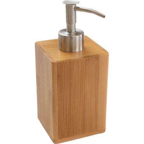 Seifenspender Bambus  200ml Volumen Pumpspender, Seifendosierer, nachfüllbar