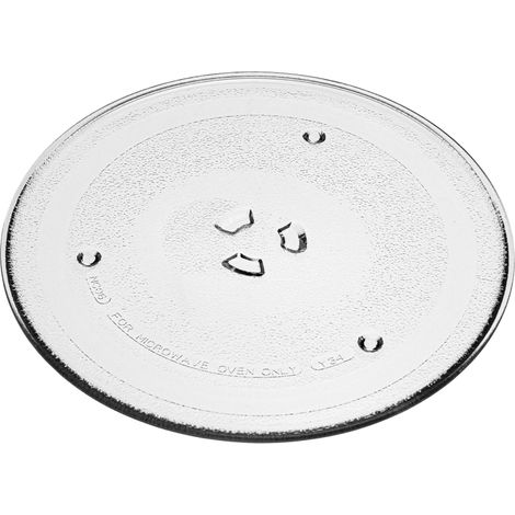 vhbw Glas Mikrowellen-Teller kompatibel mit Samsung MW732KR-S MW732KR-S/BWT, MW732KR-X MW732KR-X/BWT, MW732KU MW732KU/BWT Mikrowelle