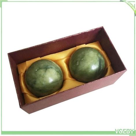 Balle anti-stress - V GEBY - 1 paire - Vert - Rotation de massage - Doigts et main (1/4)
