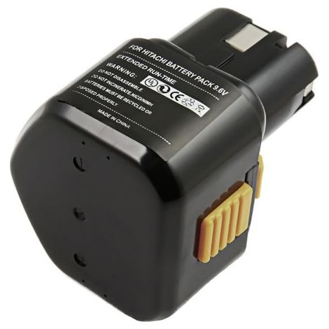 Batterie de Remplacement - AVIZAR - D10-DD / D10-DG - Ni-MH 9,6V - 2000mAh - Noir