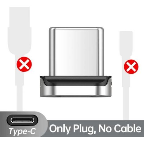 Câble de données de charge Pour ne Plug-type C Branchez uniquement pour l'iPhone câble de chargeur embout magnétique Avec aimantOn (1/4)