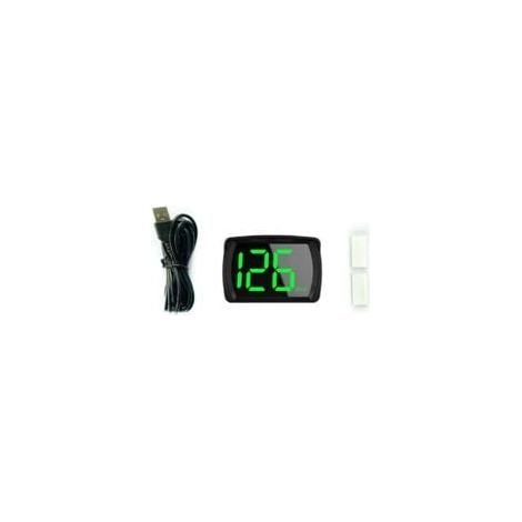 Velocímetro GPS HUD inteligente, pantalla frontal HUD para coche (km/h/mph) con gran pantalla LED para coche, camión, SUV y motocicleta. (1/4)