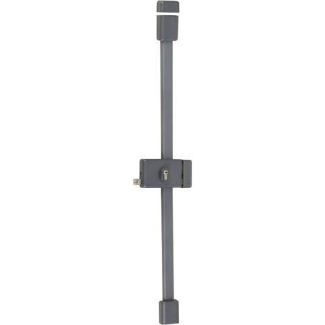 Serrure en Applique multipoints Horizontale à tirage série 8800, Tirant Droite, 3 Points de Fermeture, 4 clés incluses, Gris (1/5)