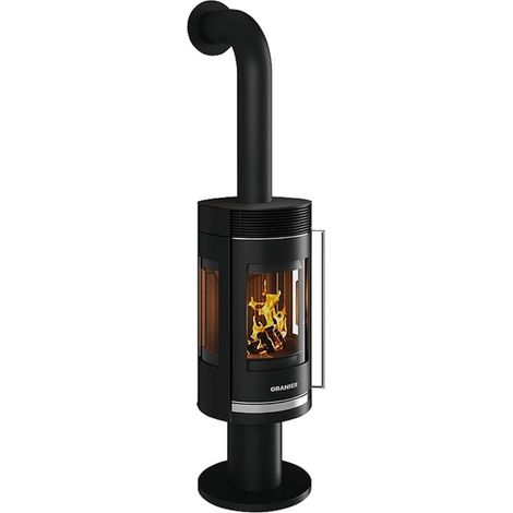 ORANIER Kaminofen Rota Twist, Korpus Stahl Schwarz