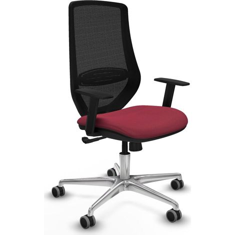 Sedia da Ufficio Piqueras y Crespo D086G0W Rosso Granato (1/5)