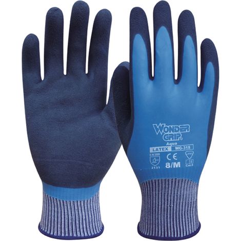 SAFETOP GUANTE WONDERGRIP AQUA LATEX WG318 T-09