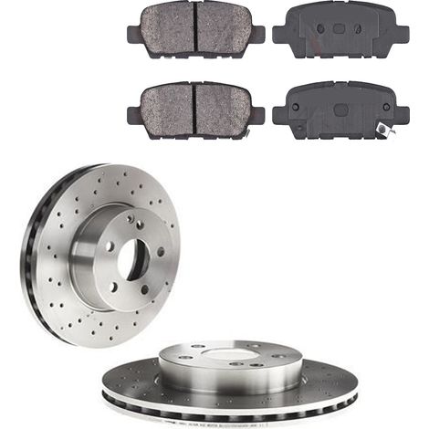 KIT FRENI POSTERIORI compatibile con NISSAN X-TRAIL (T30) - DISCHI + PASTIGLIE OEM: P 56 046 / 17632 /SOSTITUZIONE DIRETTA/BASSA POLVERE/SILENZIOSO (1/5)