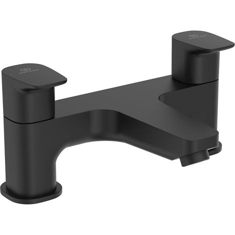 Ideal Standard Ceraplan Bath Filler Tap Dual Lever - Silk Black (1/2)