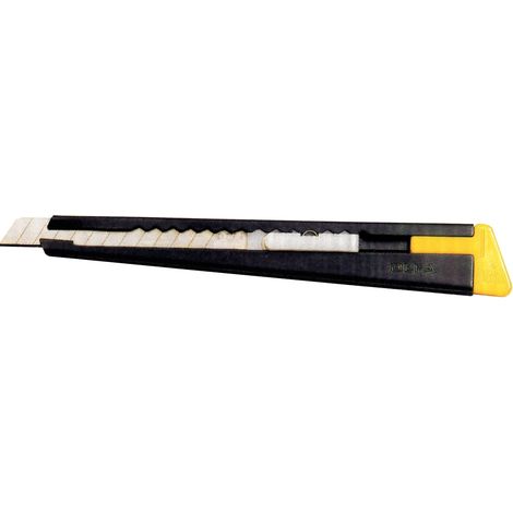Cutter „180 Black“ mit automatischer Verriegelung und Metallgriff (inkl. 9mm breiter Klinge) (1/5)