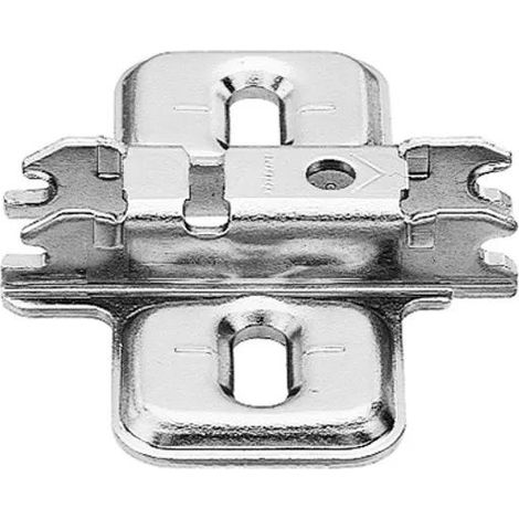 Blum Embase CLIP TOP Silber Nickelstahl 5,3x4,1x0,9 cm