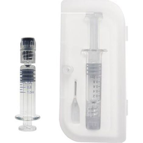 Seringue en verre très demandée, seringue préremplie en verre borosilicaté, 1 ml réutilisable (une seringue) (1/5)