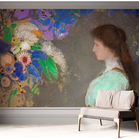 Papier peint autocollant adhésif avec imprimé installation simple qualité excellente sans désordre Scène romantique 312x219 cm (1/5)