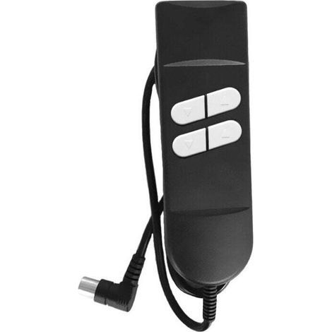 Télécommande pour fauteuil inclinable électrique - Télécommande pour fauteuil releveur avec commande manuelle, 4 boutons, 5 broches - Utilisée pour fauteuils inclinables à 2 moteurs, fauteuils releveu (1/5)