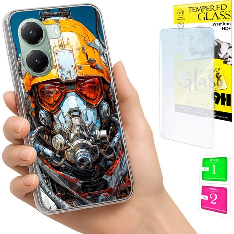 Custodia per Xiaomi Poco X7 Pro 5G con cover fotografica e vetro temperato 9H. (1/5)