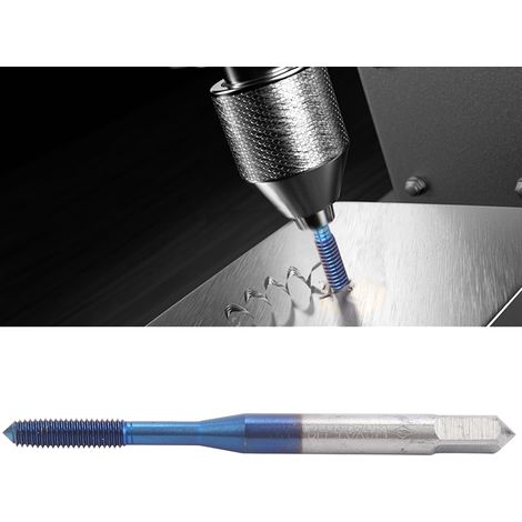 M3-Extrusionsgewindebohrer mit blauer Nanobeschichtung für metrische Maschinen (1/5)