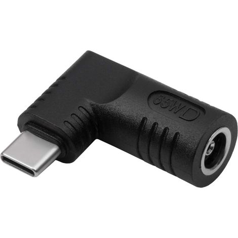 Adaptador para portátil AK-ND-D04 6,5 x 4,4 mm + pin / USB-C (1/5)