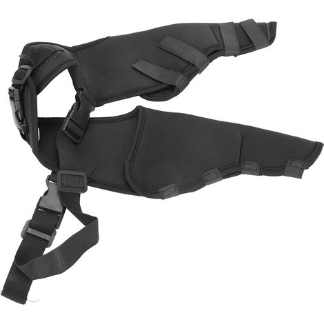 Attelle de protection pour patte de chien, genouillère de soutien pour la récupération après une blessure articulaire chirurgicale, accessoire pour animaux de compagnie, noir, taille S (1/5)