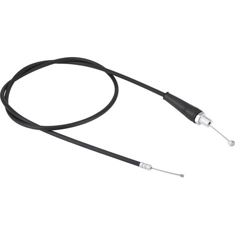 Ligne de cble d'accélérateur de moto à tête droite de 110 cm M10 pour Motocross de vélo de piste de moteur de saleté de fosse (1/5)