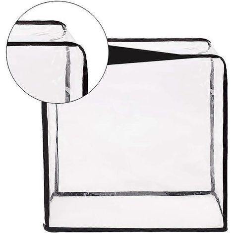 Couvercle transparent pour autocuiseur, housse de protection anti-poussière pour appareil de cuisine, 39x39x26 cm, matériau PVC, 1 pièce. (1/5)