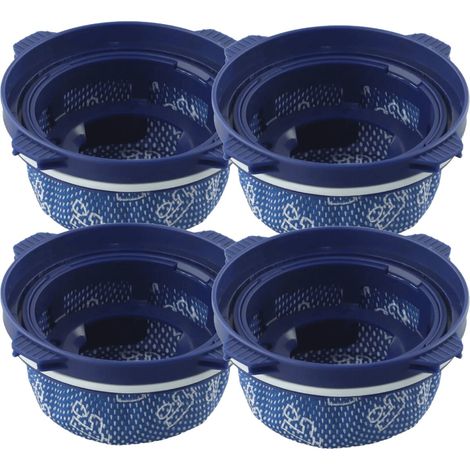 Lot de 4 filtres compatibles avec les aspirateurs Samsung Jet 60, 70, 70+, 75, 75+ et 90 - Remplace la référence DJ9702649A - Lavables