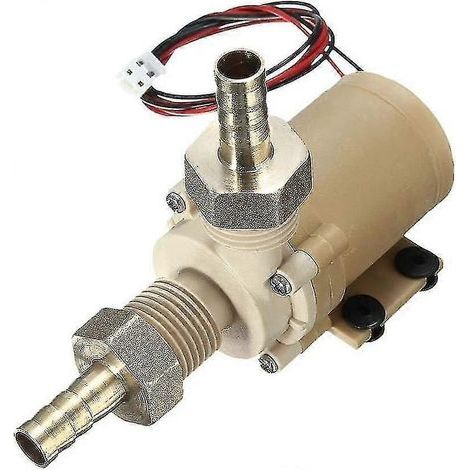 Pompe à eau sans balais 12 V 6 W CC. pompe de circulation d'eau chaude solaire haute température en céramique résistante à la chaleur - QH (1/5)