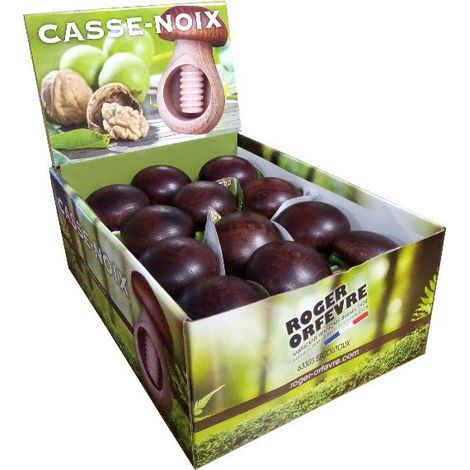 Roger Orfevre Cascanueces de madera en forma de hongo 10 cm