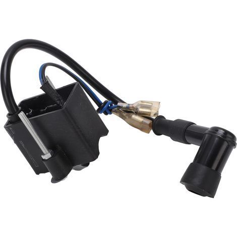 Bobine d'allumage CDI et bougie compatibles avec les moteurs 2 temps de vélos motorisés de 49, 50, 60, 66, 70 et 80 cm³. (1/5)