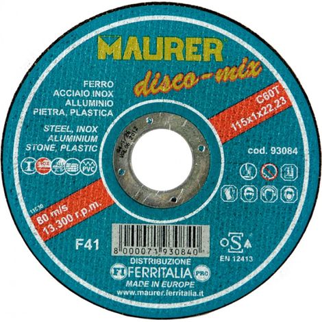 MOLA TAGLIO MULTIFUNZIONE MAURER MM 115X1