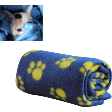 Couverture Pour Chien - Tissu Doux Double Face - Tapis De Sommeil Pour Chat - Usage Domestique Et Caisse - 100x70cm (1/5)