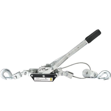 Tendeur câble manuel double cliquet 800 kg Câble ø 5 mm x 2 m Installation simple sans outils Compatible avec crochets et sangles