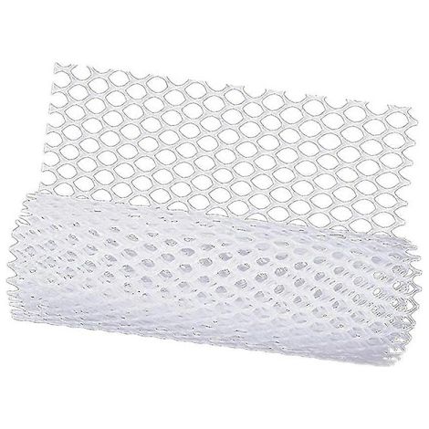 Enclos à poules réutilisable en plastique, léger et durable, maille hexagonale, projet de bricolage pour jardin ou cour. (1/5)