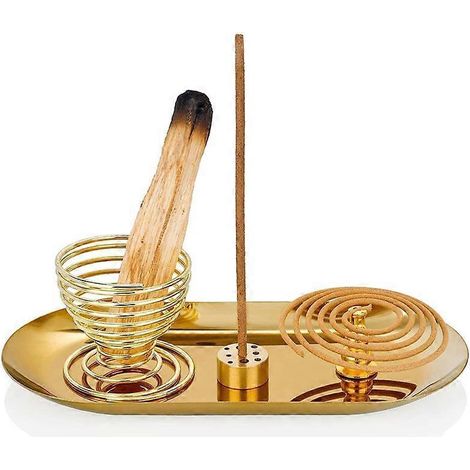 Lot de 4 porte-encens pour bâtonnets d'encens, pour salle de méditation et de yoga (1/5)