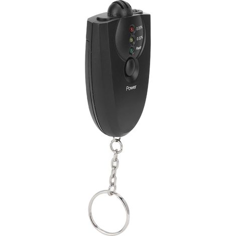 Testeur d'alcool portable compact avec rétroéclairage, ABS, fonctionnant sur piles, éthylotest domestique pour usage à la maison (1/5)