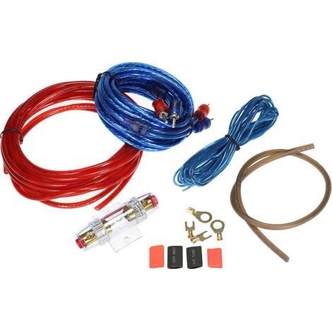 Linghhang – 1500W Auto-Verstärker-Audio-Verkabelungsset – 8GA 4,5m Stromkabel – 60A Sicherungshalter – Rauscharm und verzerrungsarm (1/5)