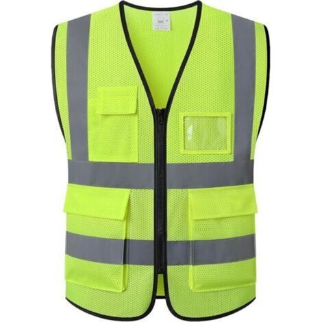 Gilet de sécurité réfléchissant, gilet de chantier, unisexe