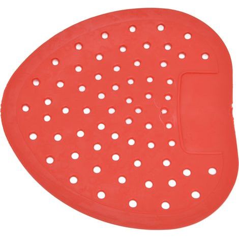 Urinal-Sieb-Deodorant, großlochig, spritzwassergeschützt, duftend, für Badezimmer und Toiletten, Rot (1/5)