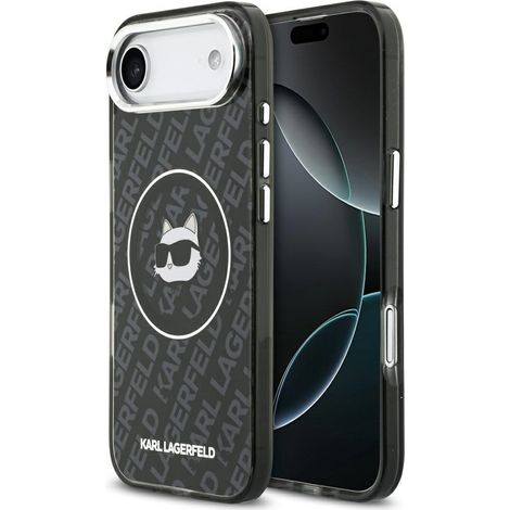 Karl Lagerfeld IML Choupette Head Logo MagSafe Hülle für iPhone Air Schwarz (1/5)