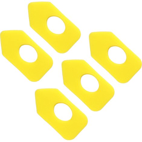 Lot de 5 filtres à air en coton pour moteur de jardinage et tondeuse à gazon MTD 490‑200‑0011 (1/5)