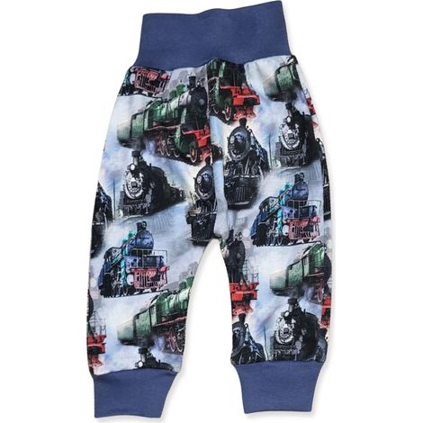 Pants 116 – bequeme Jungenshorts für den Kindergarten im Choo-Choo-Stil (1/5)