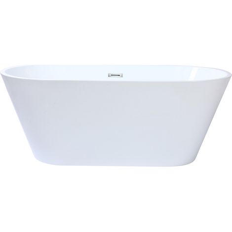 Vasca da bagno freestanding di design - 150 x 70 x 58 cm - Bianca - 201 L - TWIGGY