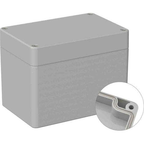 Boîtier à usage général RS PRO en ABS, 80 x 120 x 90mm, Gris IP66 ( Prix pour 1 )