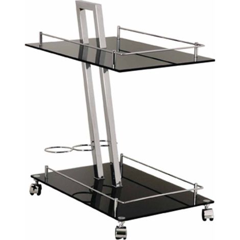 Desserte de Cuisine Design "Revue" 72cm Noir