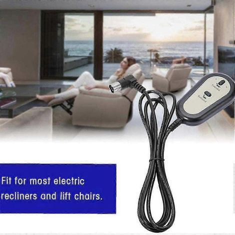 Télécommande pour fauteuil inclinable électrique, fauteuil releveur, commande manuelle à 2 boutons, appareil électroménager