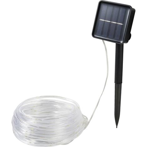 Sygonix SY-5731698 Catena luminosa solare LED (monocolore) 6 W Trasparente
