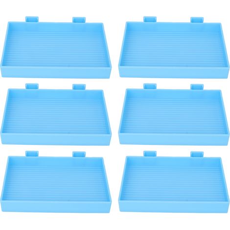 6 Plateaux de Rangement Strass pour Perles, Accessoires Art Diamant DIY, Boîte de Tri (1/5)