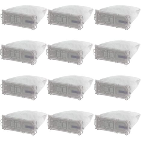 Conjunto de 12 Bolsas de Tela para Aspiradora Vorwerk Compatible con Modelos 135 - 136 - 135SC - VK136