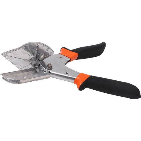 Gehrungswinkelschere mit 10 Klingen, verstellbares Metall, Schrägschere für präzise Winkelschnitte (1/5)