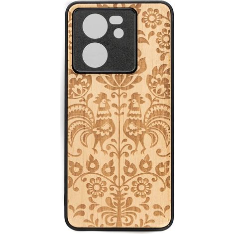 Custodia in legno Bewood per Xiaomi 13T / 13T Pro POLACCO FOLK ANIEGRE (1/2)