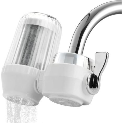 Filtre à eau pour robinet,Filtre de robinet pour la maison,réduit le chlore,le sable et les odeurs,filtre purificateur de robinet double mode (1/5)